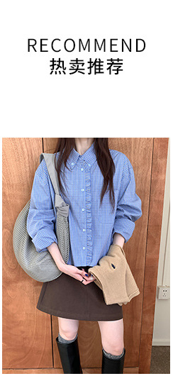 Retro striped long-sleeved knitted sweater for women in autumn 2025, a new Korean-style design with a versatile round neck casual top pic 2