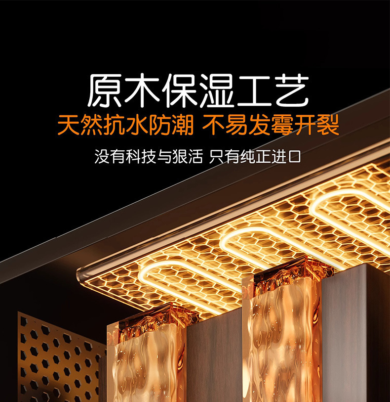 胡桃木卫生间毛巾架免打孔高端浴巾置物架浴室架子洗手间厕所挂件详情7