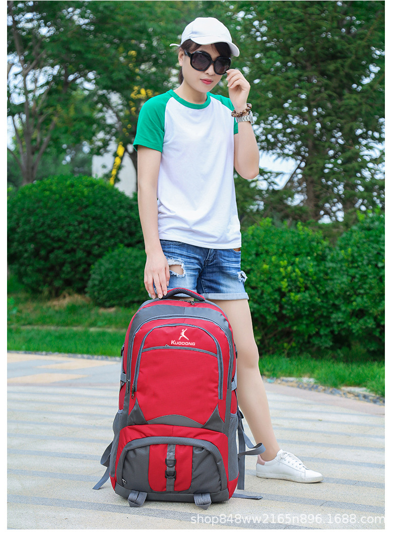 登山包大容量户外旅行背包2023新款双肩包男女运动旅游包一件代发详情21