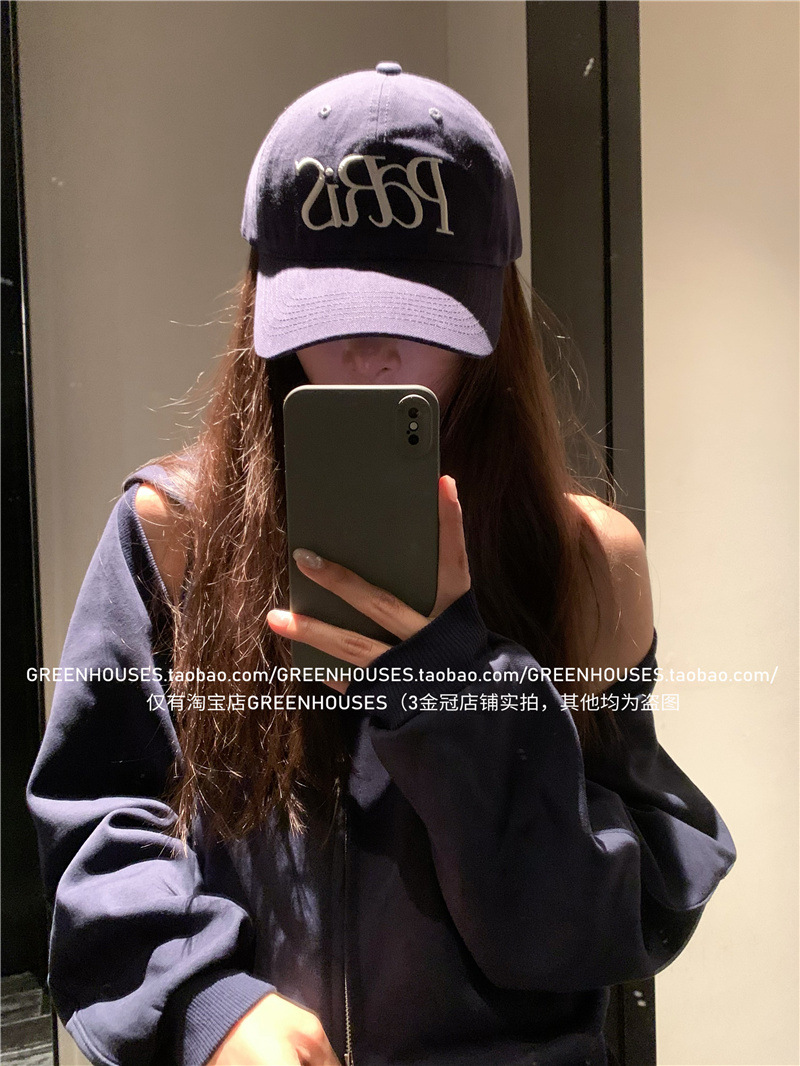 美式复古休闲百搭刺绣鸭舌帽子女韩版遮阳显脸小大头围棒球帽男潮详情17