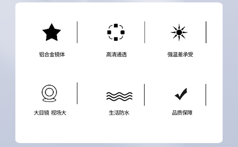 爱唯特AIWEITE28/12X50高倍望远镜户外旅游大目镜/畸变小/视场大详情3