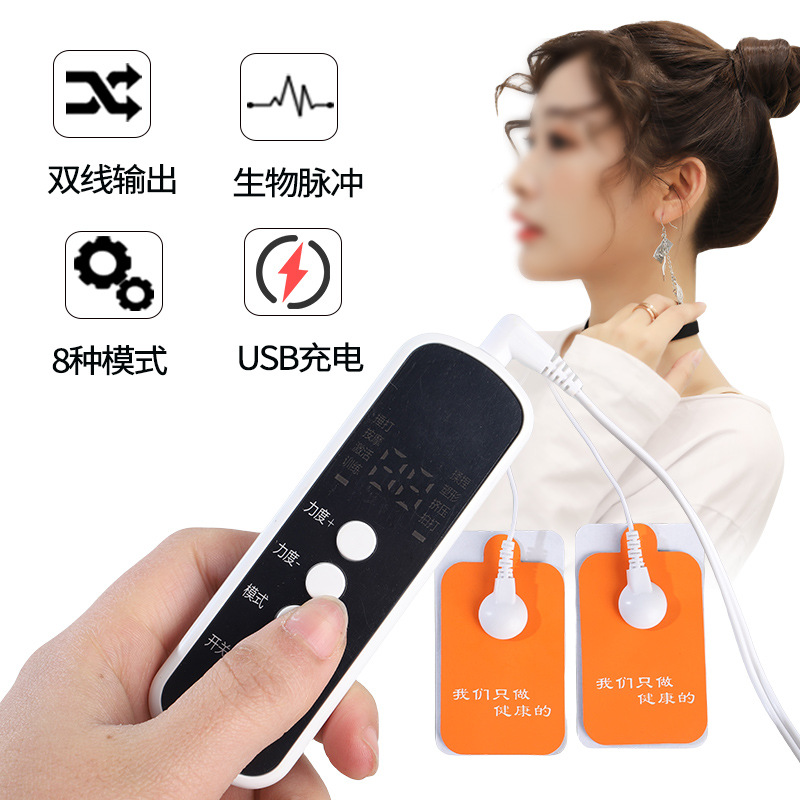 Acupuncture single-hole mini massager, low-frequency pulse meridian therapy, home multi-functional electronic massager manufacturer K80 pic 7