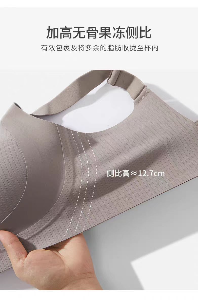 Large-sized lifting bras for women, making the big breasts look smaller, no underwire bras, gathering side retraction breasts, anti-sagging, top-lift bras pic 12