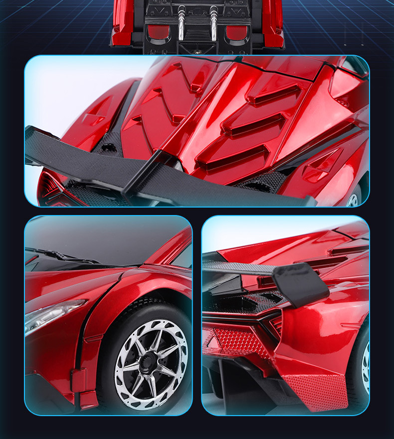 变形遥控汽车六一儿童节礼物玩具男孩四驱赛车金刚手势感应遥控车详情10