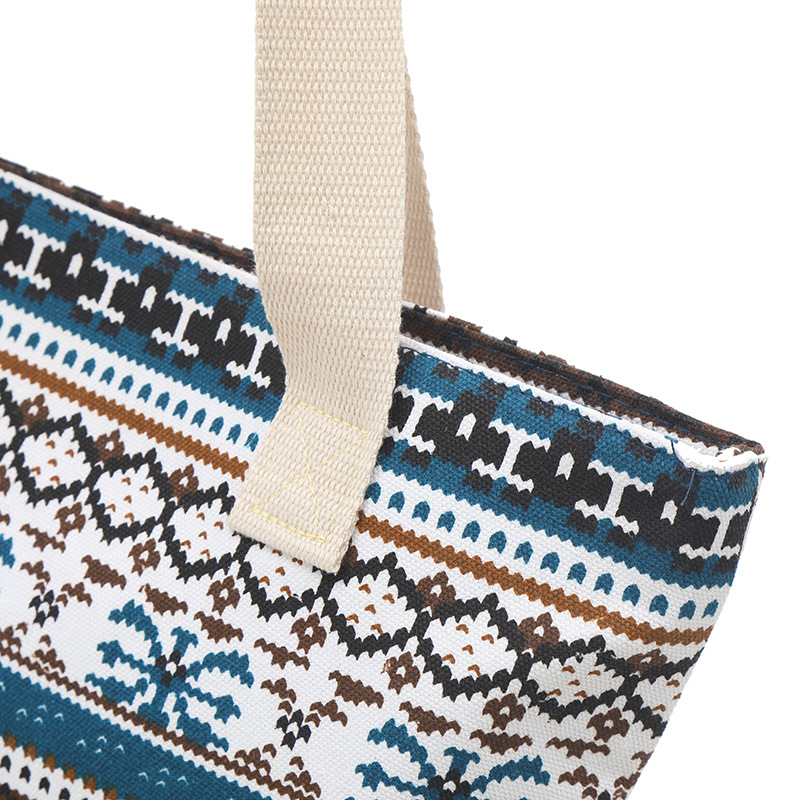 上班族专享 手提式单肩托特包 多功能购物手拎包 折叠式学生帆布包 现货批发 家用购物袋 篮子款详情16