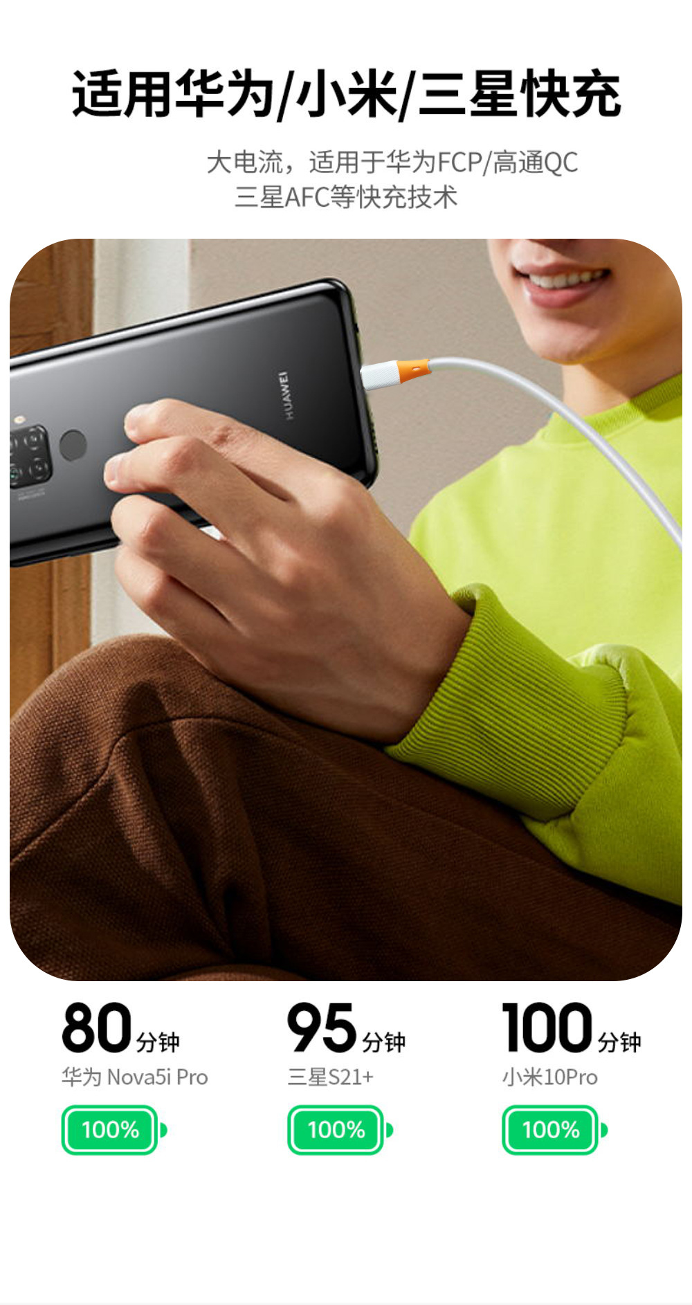 This is a fully compatible liquid true silicone charging cable for Apple 15 data cable, USB dual Type-C super fast charging 6A pic 7