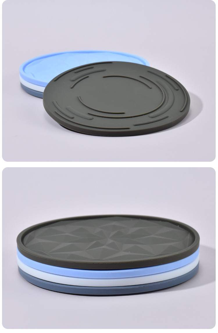 跨境新款硅胶杯垫水杯通用隔热垫防滑防烫加厚耐高温软硅胶茶杯垫详情8