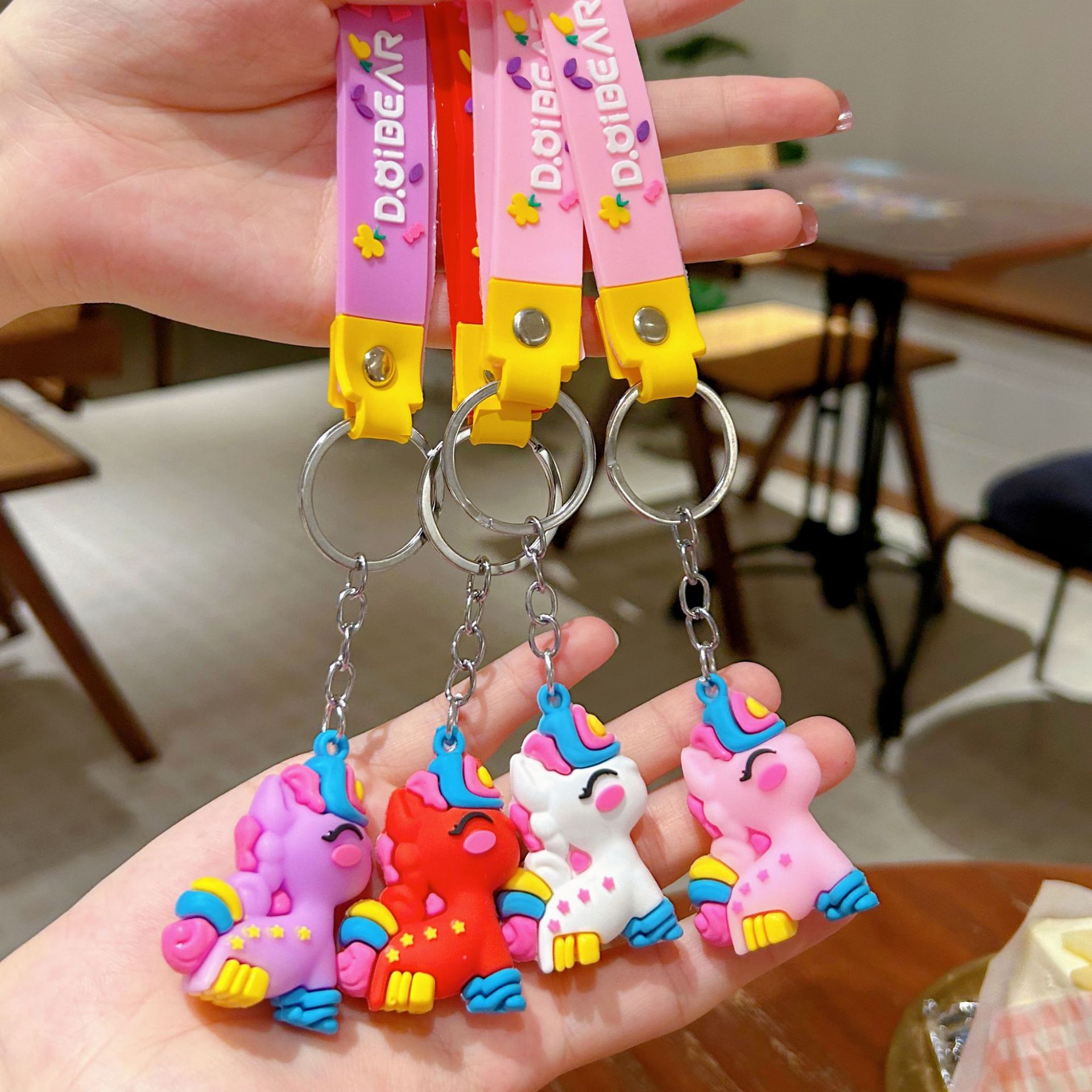 New cute little horse 2026 Year of the Horse keychain pendant, schoolbag, couple pendant, gift. May the New Year be a year of success pic 4