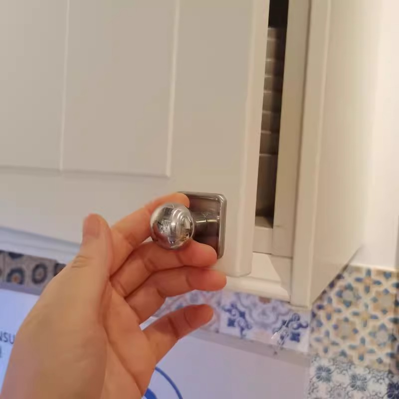 美式风格银色高端门把手现代简约轻奢抽屉衣柜鞋柜橱柜家具小拉手详情6