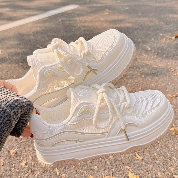 夏季女鞋小白鞋女配裙子2025新款爆款网鞋透气网面休闲鞋子运动鞋详情1