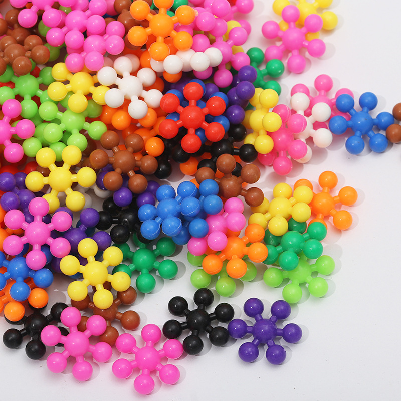 梅花积木3D旋转雪花片立体拼插塑料拼装3-6岁幼儿园小孩益智玩具详情7