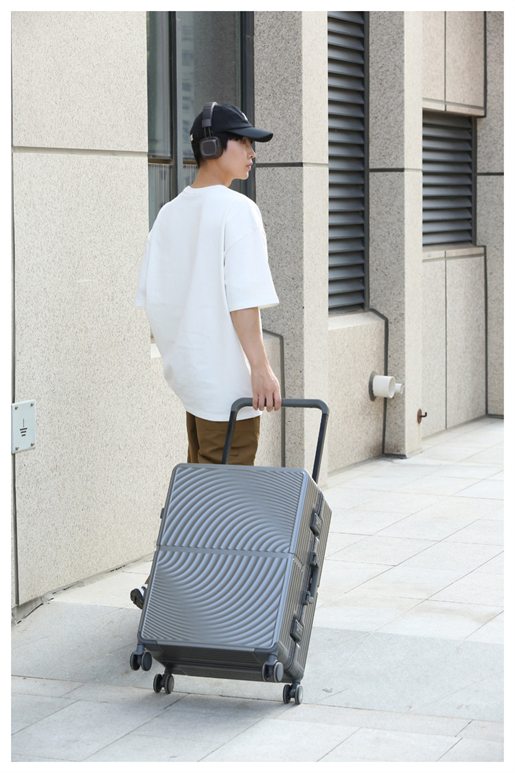 宽拉杆铝框行李箱万向轮大容量20寸24可登机密码箱旅行箱时尚拉杆详情31