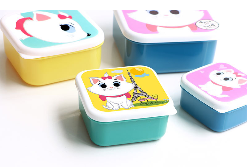 Bangduo - Cartoon bento Box, fresh-keeping box, storage box, Food-grade rice portioning, microwaveable plastic lunch box pic 2