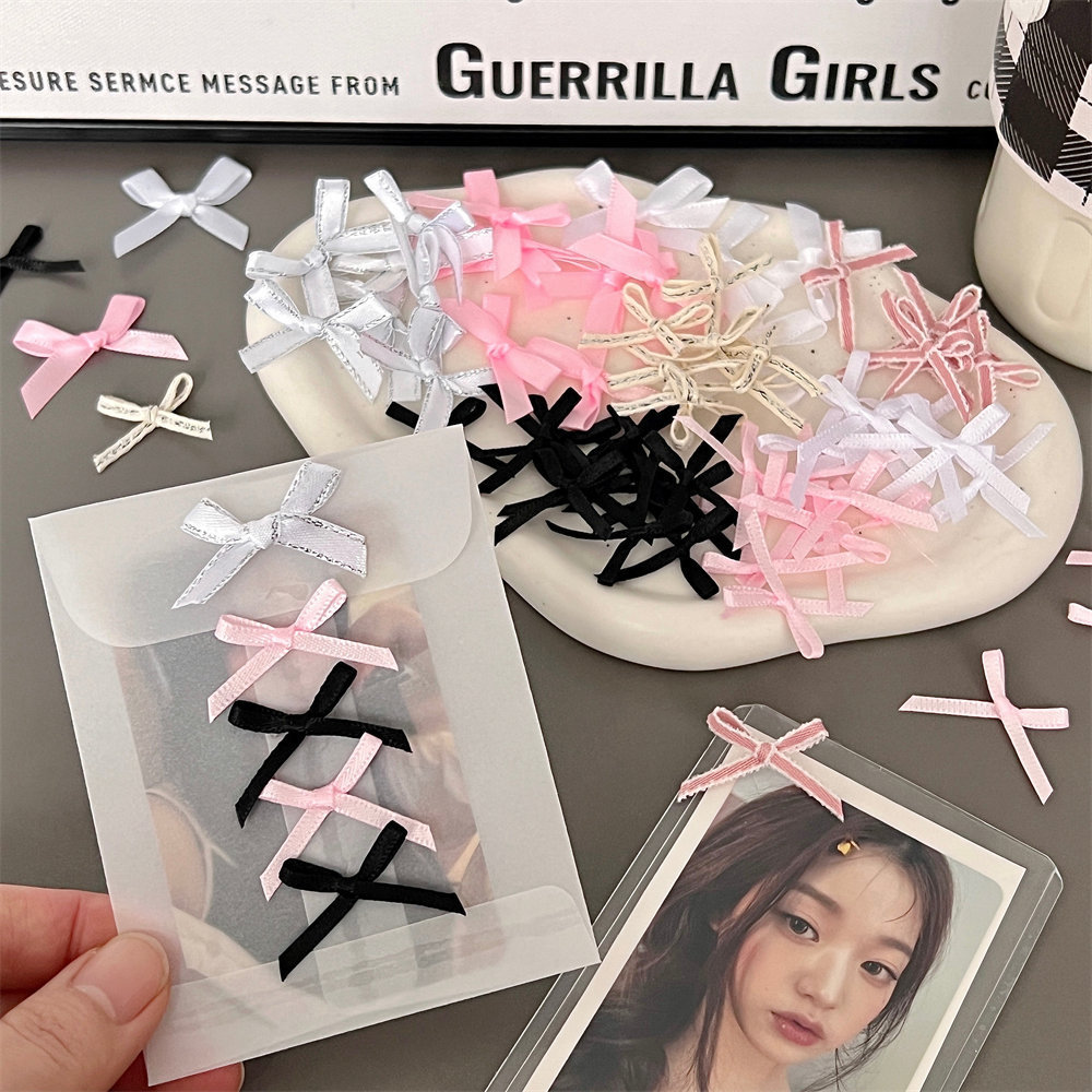 The new DIY small bow accessories are paired with card packaging materials, small card packaging decorations, small accessories and auxiliary materials pic 46
