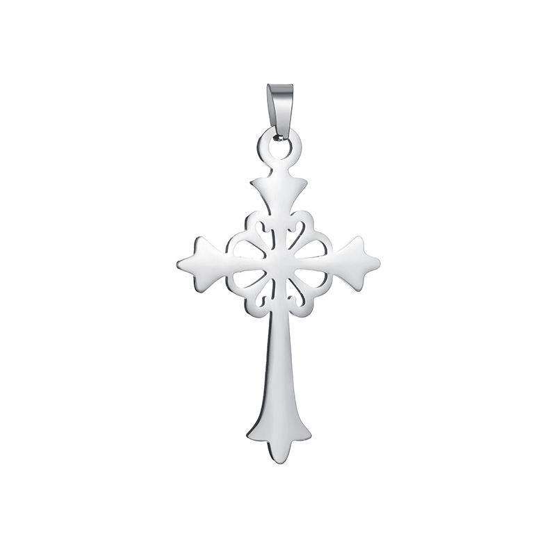 Half-price clearance sale of 36-style cross pendant and stainless steel cross necklace from the source factory for wholesale in stock pic 14