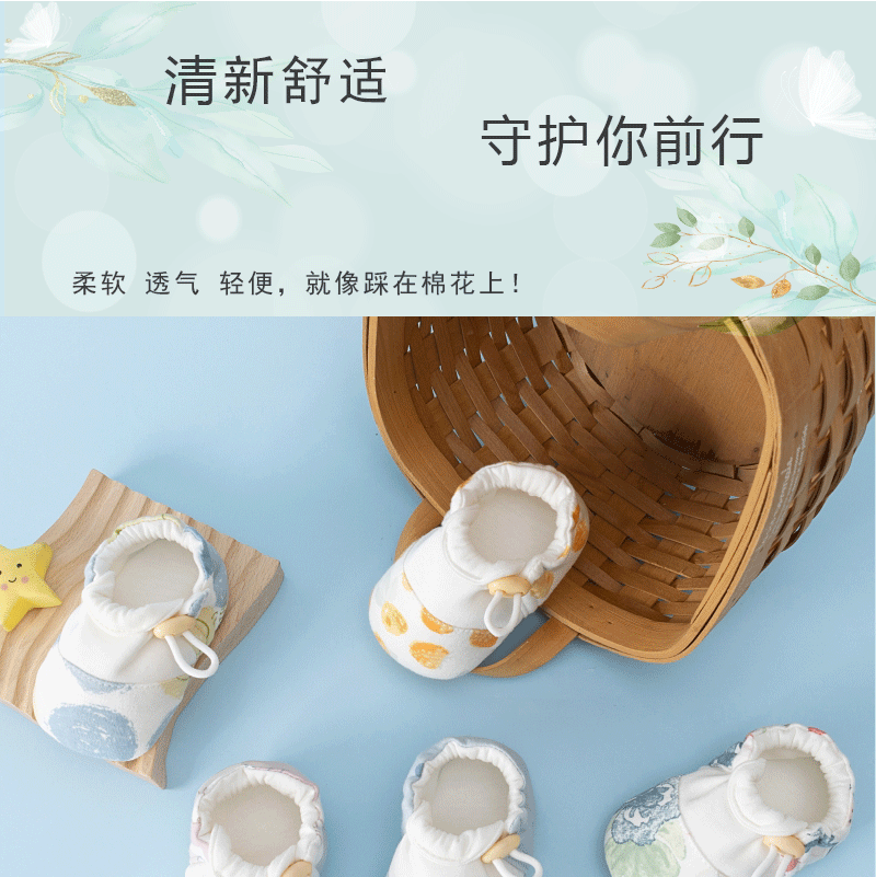 Baby shoes for infants aged 0-3-12 months to 1 year, spring and autumn seasonal soft-soled shoes for both boys and girls pic 1