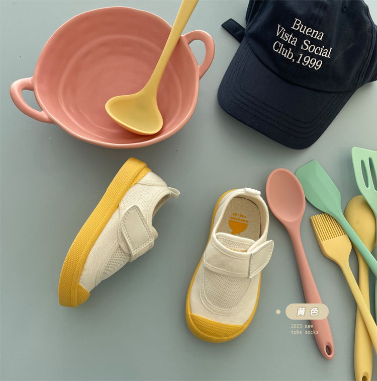 TOPSTAR春季儿童帆布鞋透气网布儿童鞋子幼儿园室内宝宝鞋1231款详情31