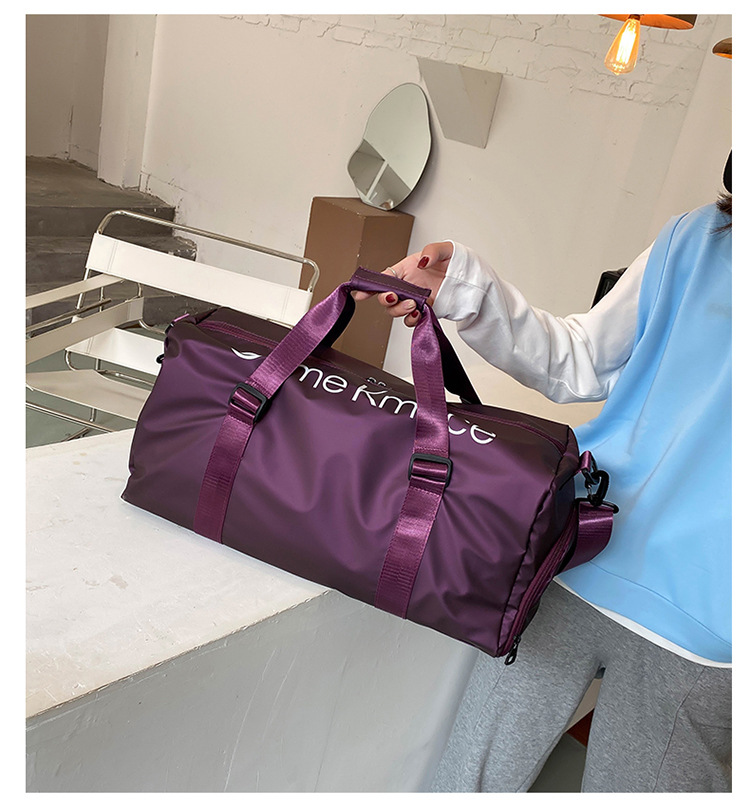 可套拉杆大容量手提旅行包通用干湿分离运动健身收纳包出差行李包详情29