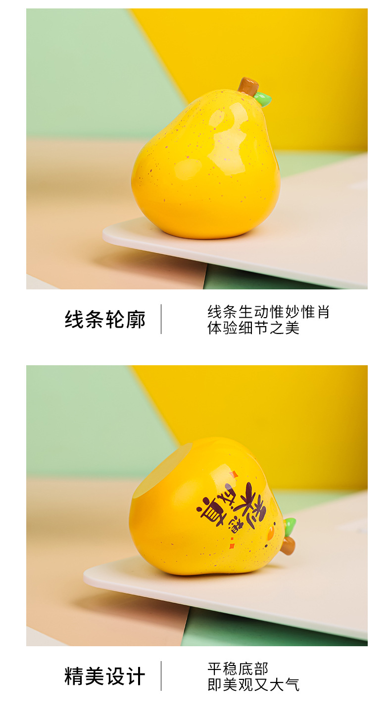 A cute and adorable figurine with words on it, symbolizing a little cute resin mini desktop decoration and a car ornament pic 10