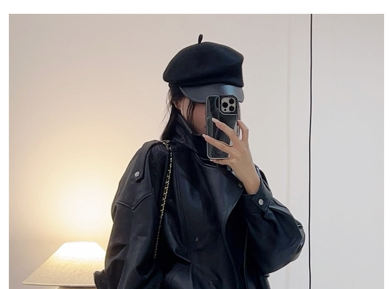 海宁真皮皮衣女春季新款泡纹绵羊皮廓形宽松可拆卸羽绒皮衣外套详情22