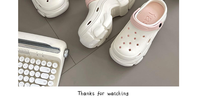 厚底eva洞洞鞋增高鞋女外穿2025新款防滑踩屎感沙滩两穿凉拖夏季详情15