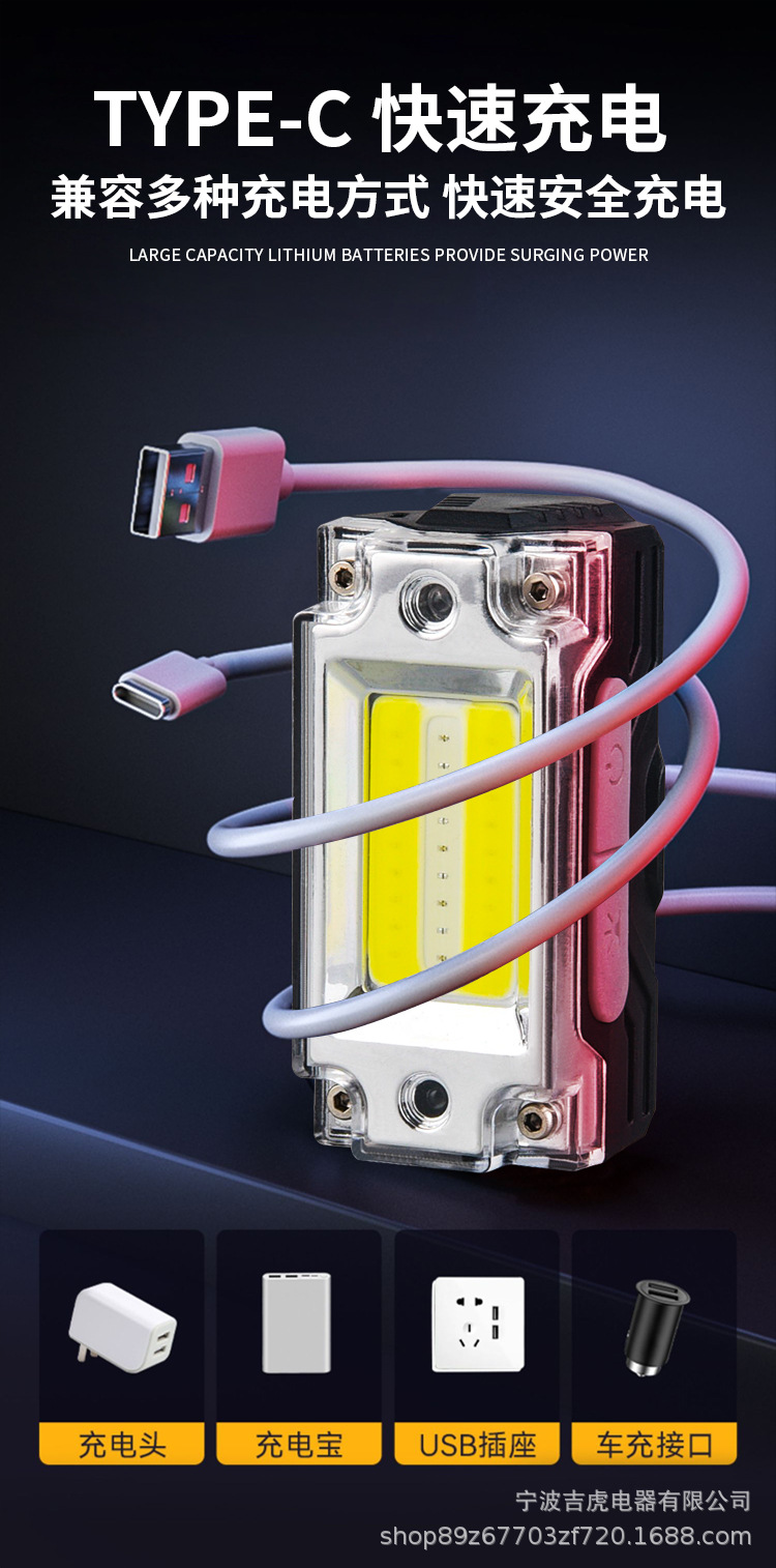 Cross-border mini sensor headlamp, fishing special strong light, ultra-bright cap lamp, ultra-long battery life, multi-functional, essential for sports pic 11