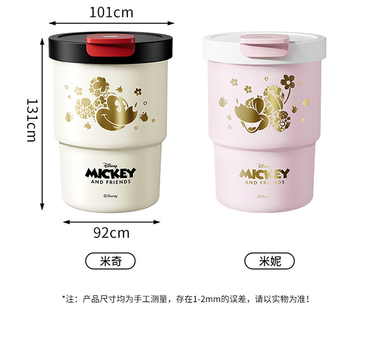 迪士尼正版授权朱迪尼克保温杯学生高颜值女双饮杯卡通儿童吸管杯详情30