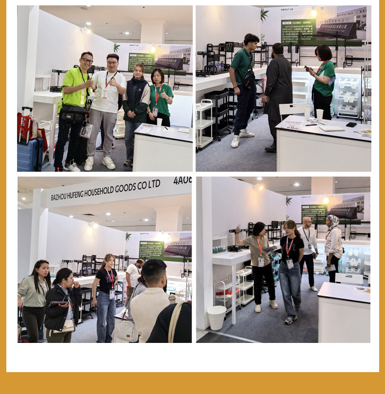 厨房多层金属置物架家用落地移动零食架客厅浴室卫生间收纳储物架详情3