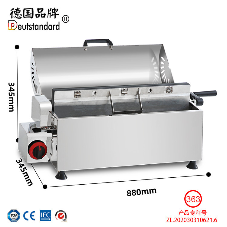 Factory direct sales of commercial gas egg waffle machines, non-stick baking trays, and wholesale of popular snack equipment for street vending pic 7