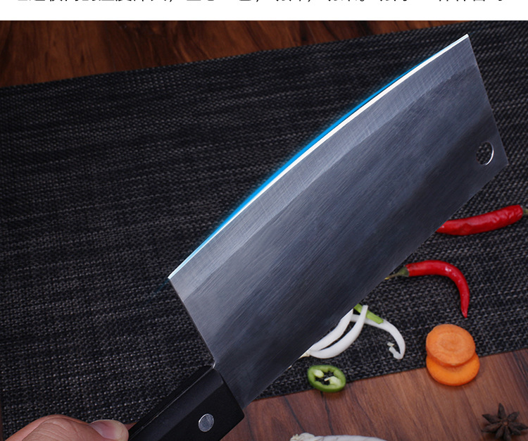 阳江厂家不锈钢菜刀家用厨房小菜刀轻便切片刀地摊跑江湖菜刀礼品详情4