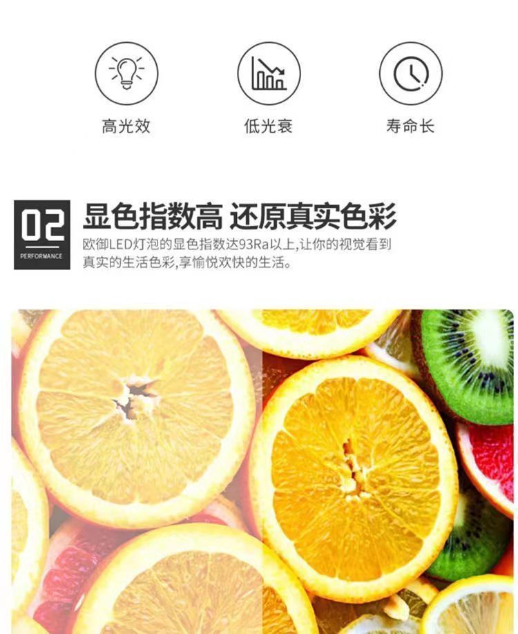 恒流e27螺口室内客厅工厂大功率照明灯led灯泡超亮节能球泡灯详情9