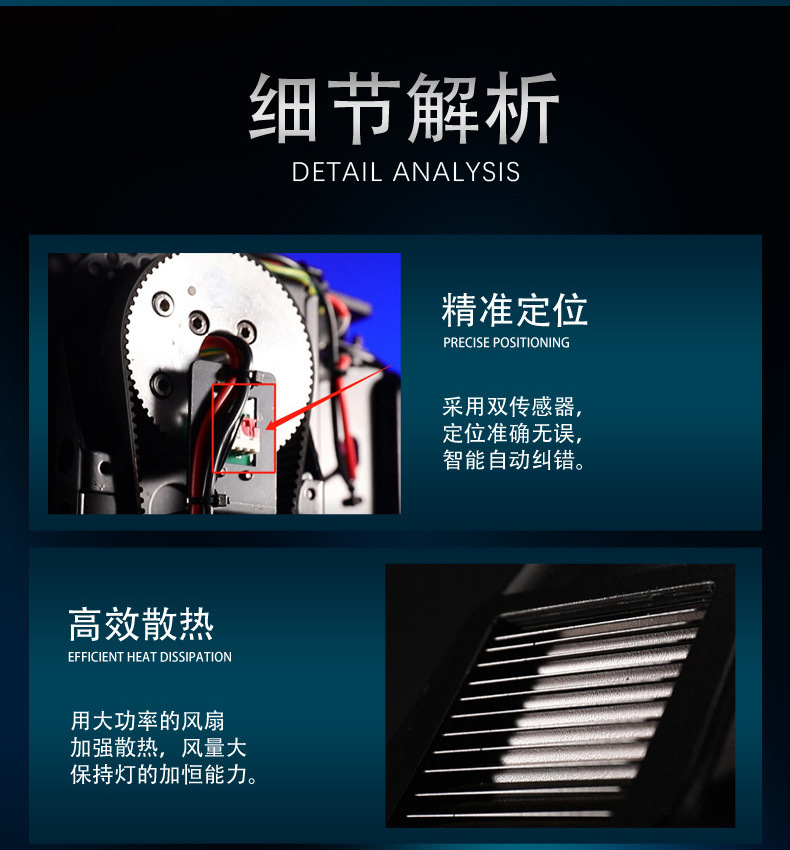 捷创54颗3W全彩帕灯RGB舞台灯led染色灯舞蹈室婚庆宴会厅舞台灯光详情24