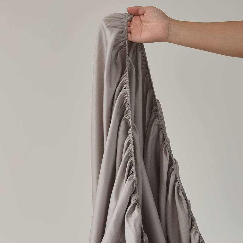 Single-piece quilt cover, pure cotton long-staple cotton bed sheet, bed cap, oversized quilt cover, skin-friendly single and double solid color bedding pic 100