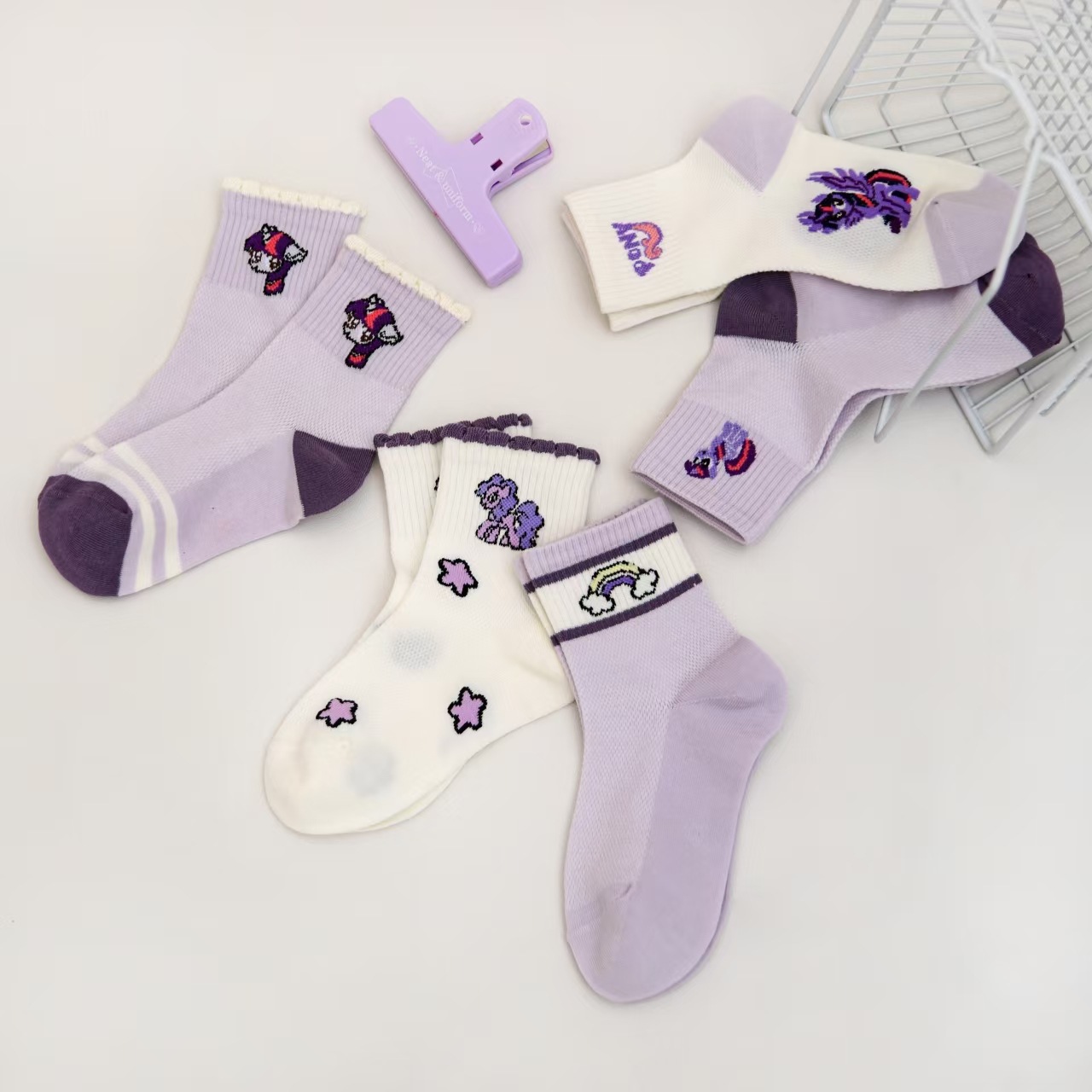 薄棉网眼宝宝袜子男童女童儿童中筒袜男女中筒卡通春夏新款棉袜详情10