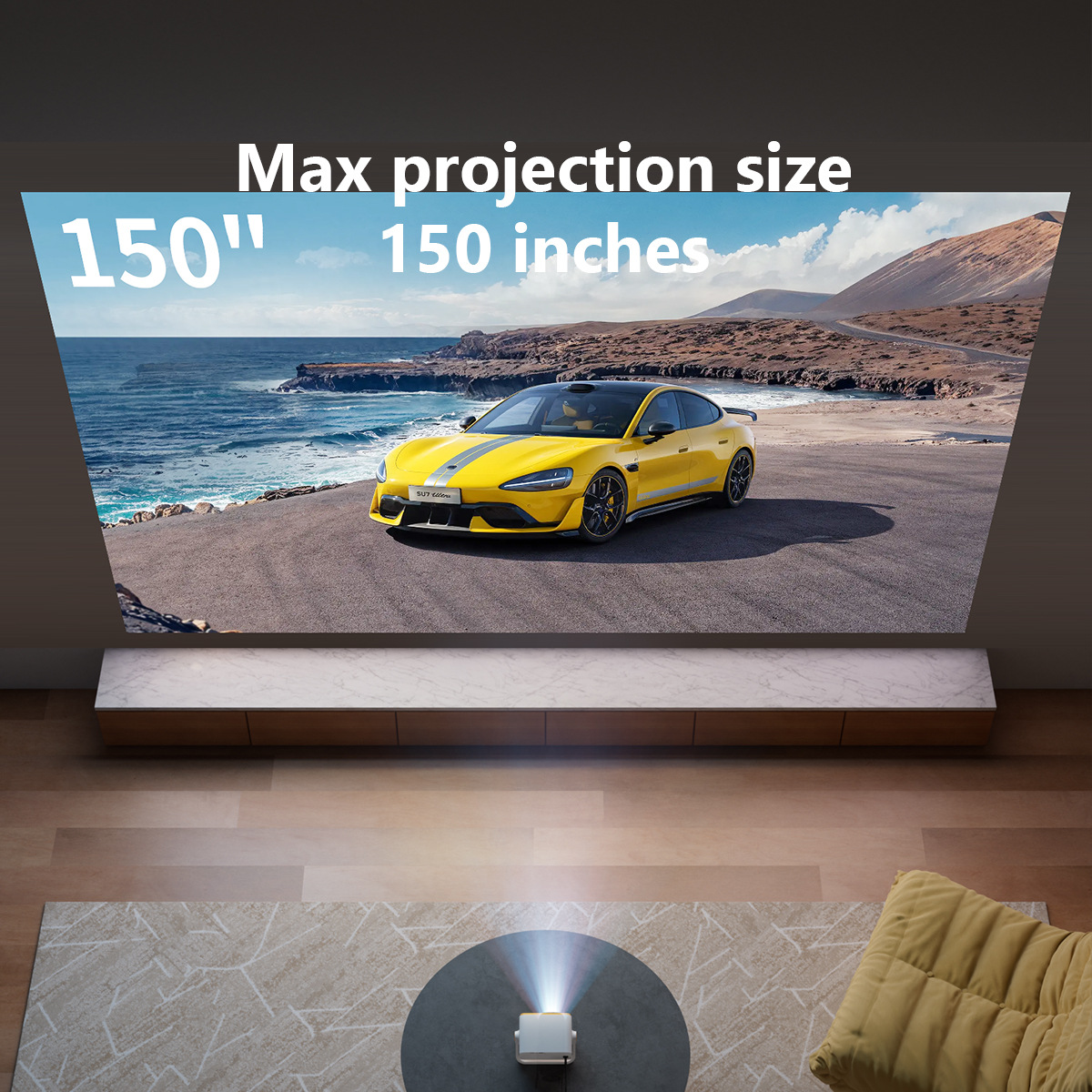 新升级跨境V19投影仪安卓系统高清智能投影机wifi家庭影院投影仪详情13