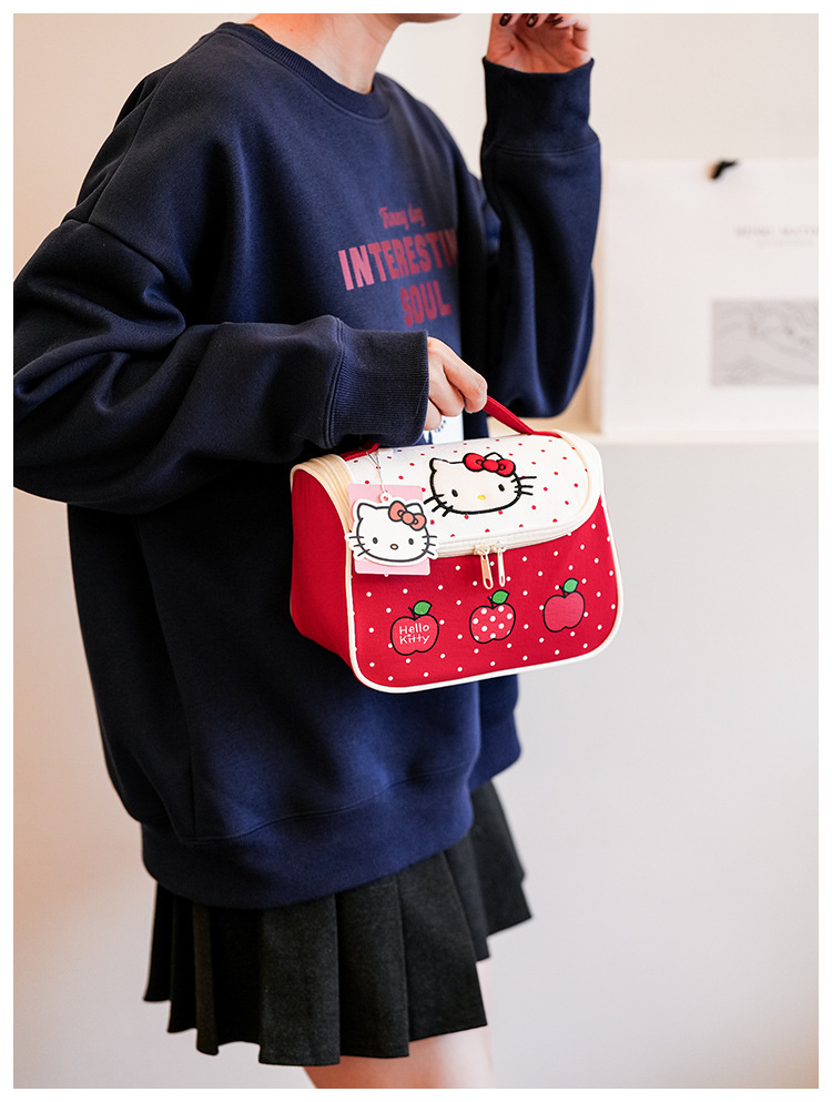 五金牌彩色Hello Kitty便携手提包保温袋托特包礼品双肩包16寸电脑包详情13