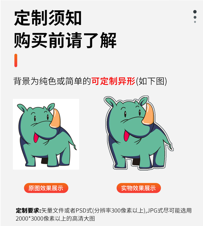 卡通动漫亚克力钥匙扣定制透明立牌周边二次元钥匙挂件钥匙链定做详情6