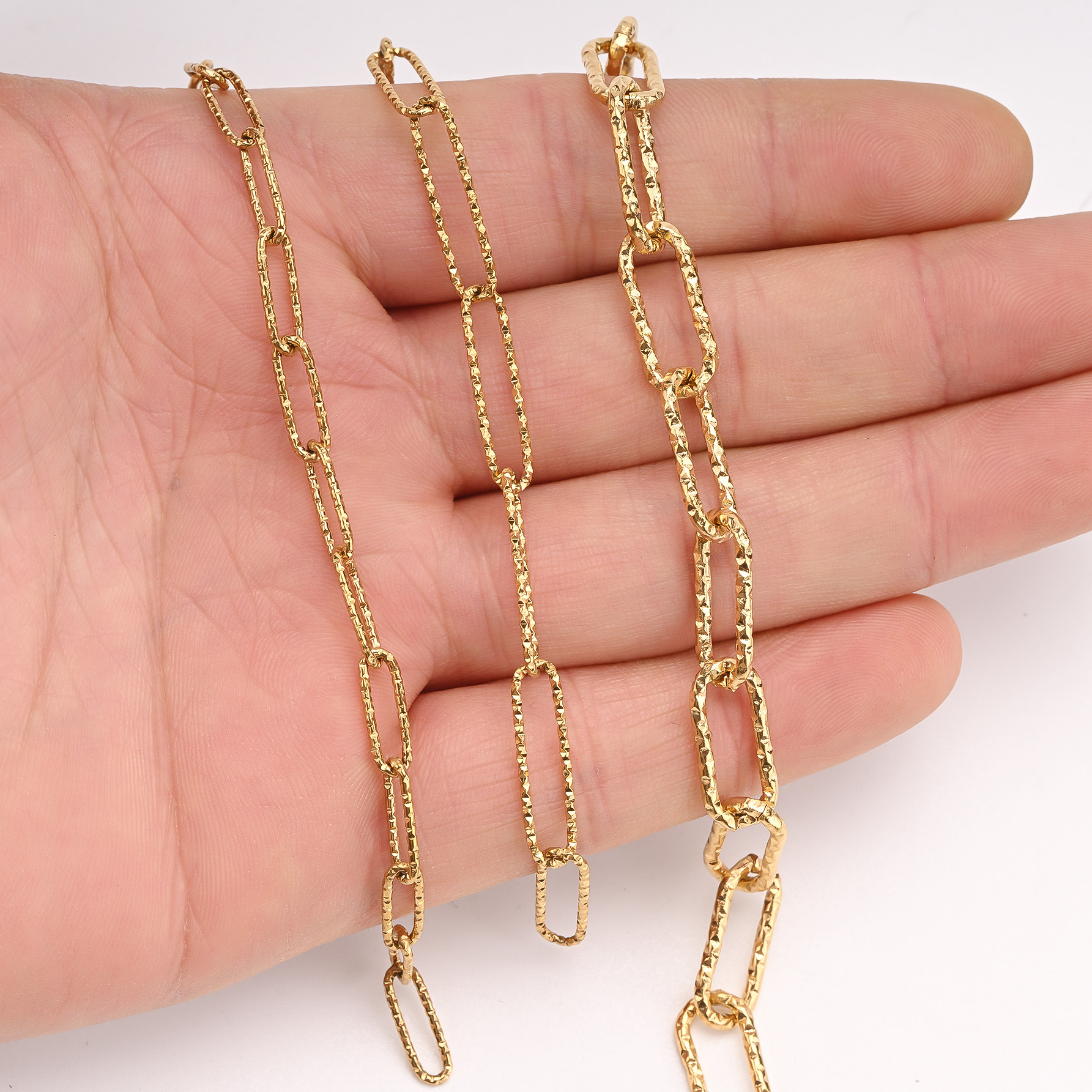 Multi-specification stainless steel starry sky chain PVD vacuum electroplated jewelry making necklace DIY jewelry pendant pic 6