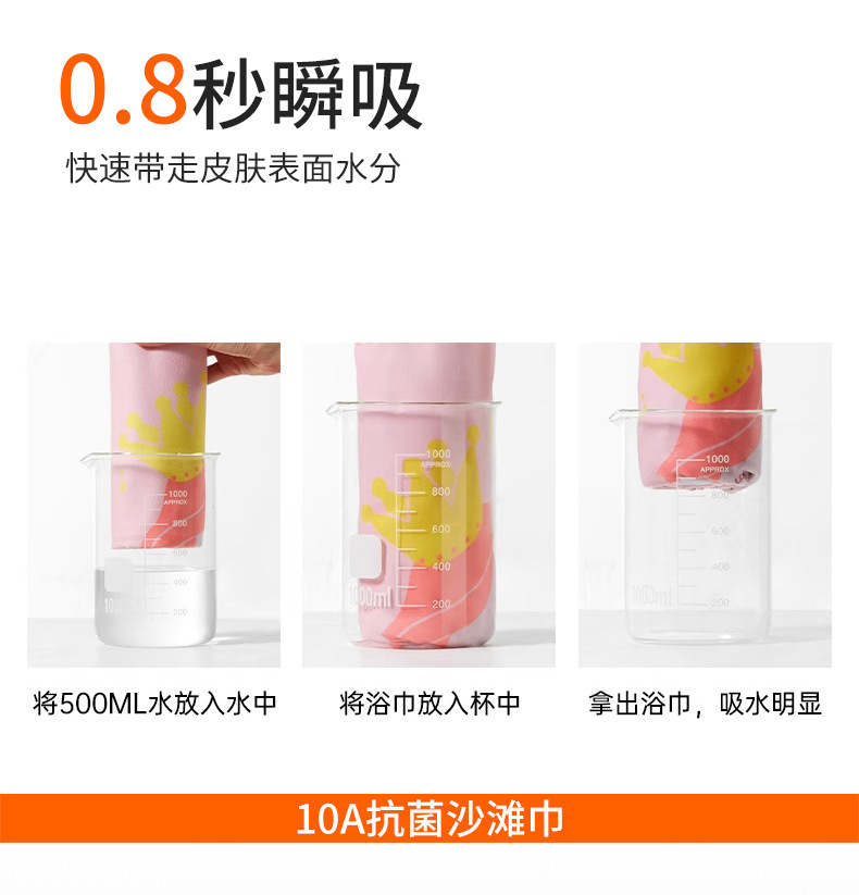 抗菌跨境印花沙滩巾超细纤维吸水速干游泳浴巾沙滩巾JIT定制厂家详情16