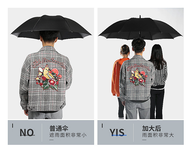 Automatic golf sun umbrella, straight-bar business gift umbrella, all-weather dual-purpose, digital printed sunshade, long-handled umbrella pic 14