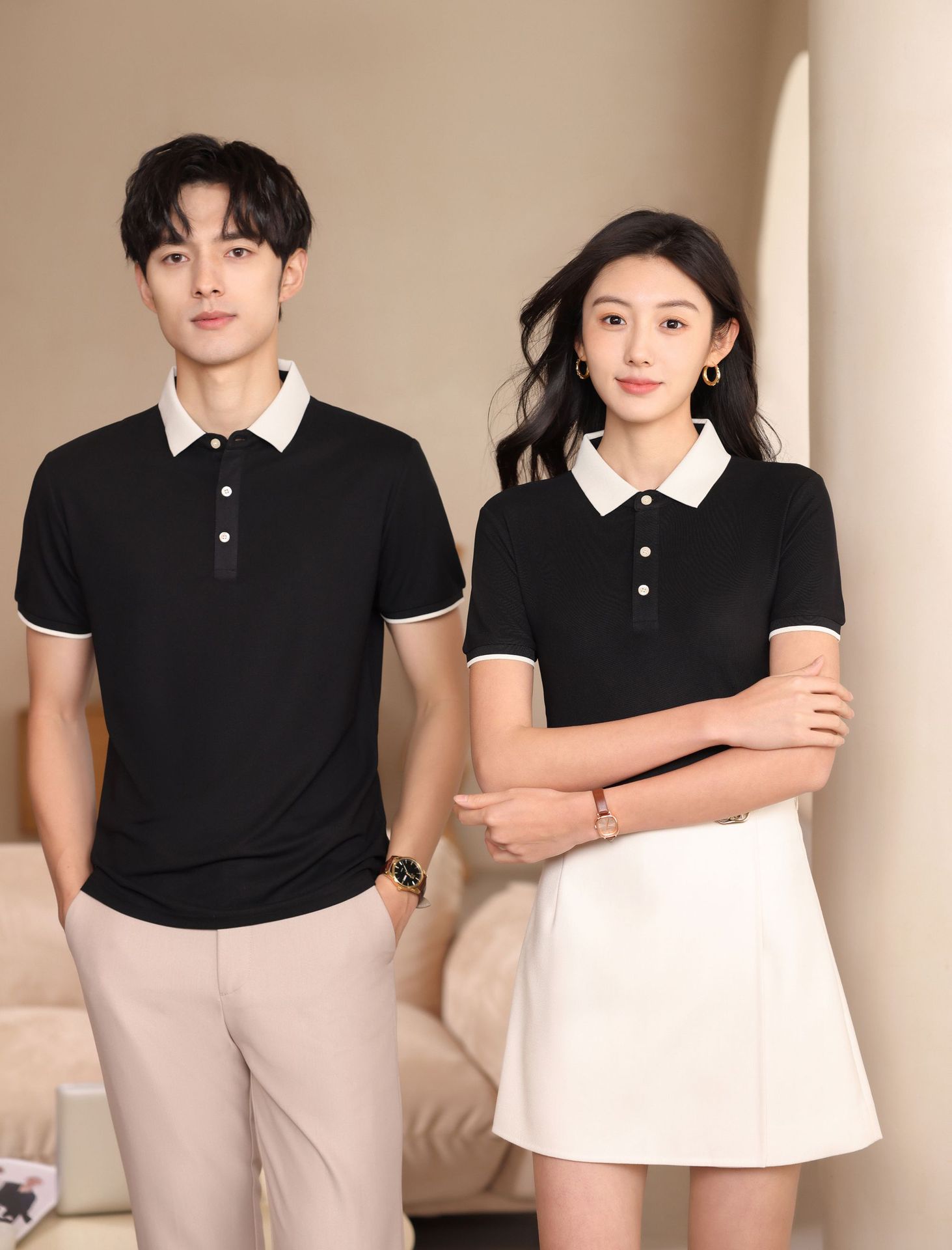企业文化衫定制 冰丝polo衫 工作服夏季薄款 短袖T恤工装 工衣印logo 其他分类专属详情20