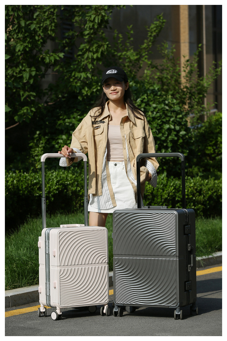 宽拉杆铝框行李箱万向轮大容量20寸24可登机密码箱旅行箱时尚拉杆详情35