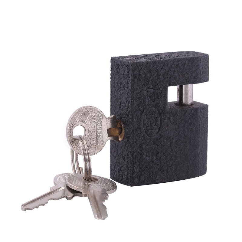 Hengxin brand anti-picking lock, rectangular lock, horizontal opening type padlock, all-copper pin lock core, copper core lock that can be opened pic 1