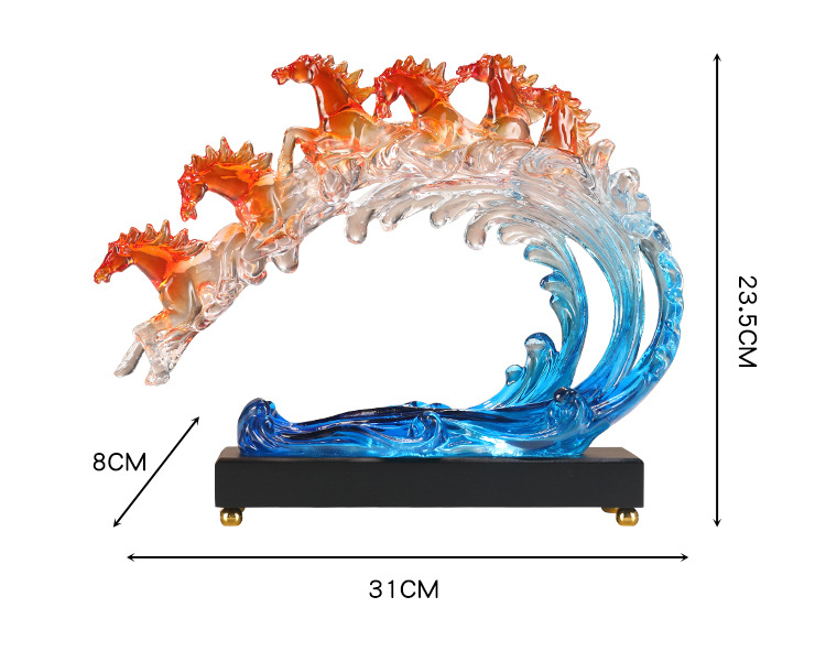 百财如意立体太空人微景观手办贝壳树脂小摆件创意礼品收藏品详情8