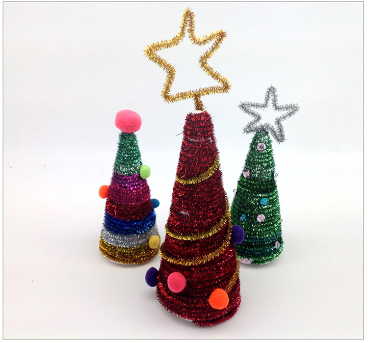 金葱扭扭棒闪光毛根扭扭棒儿童手工diy益智玩具金葱毛条环保创新详情7