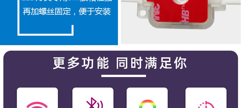 亚马逊爆款智能防水屋檐灯WIFI蓝牙APP涂鸦屋檐灯节日装饰屋檐灯详情27