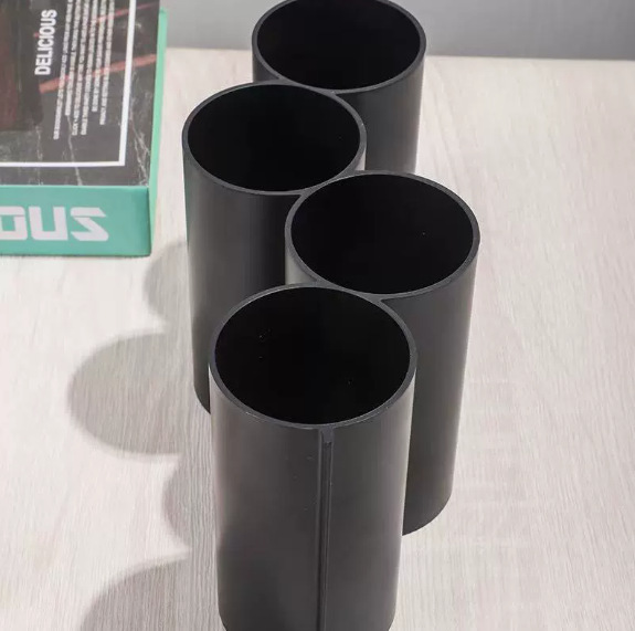 Four-compartment round black chopstick cage, multi-functional classification, chopsticks, spoons, spatula, soup spoons, kitchen storage plastic rack pic 4