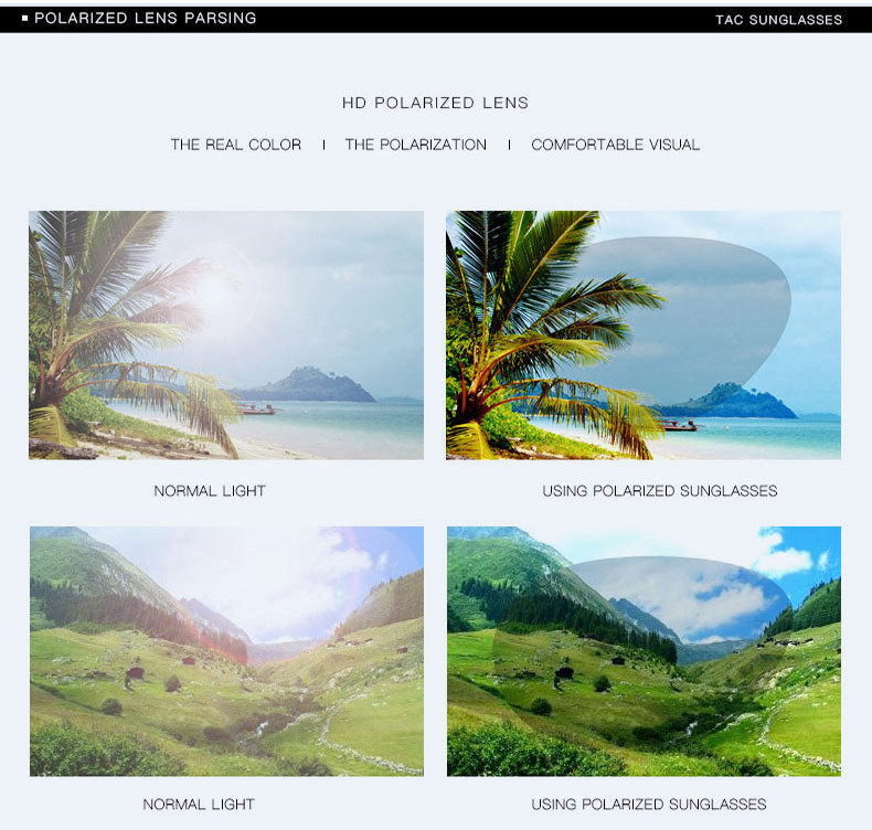 男女款偏光太阳镜 米钉款炫彩驾驶墨镜 2140复古增亮变色偏光眼镜详情23