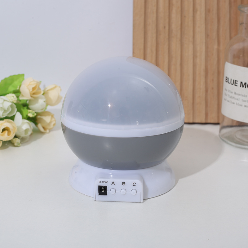 Mini starry sky projection lamp, projector, seven-color rotating night light, starry sky table lamp, foreign trade supply head factory pic 14