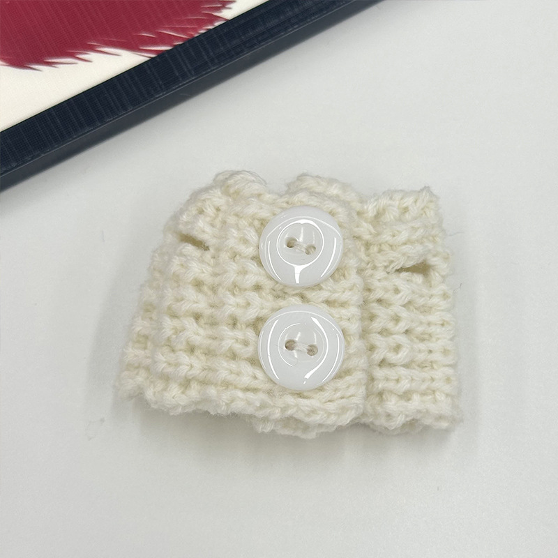 Shirley Rose Highland kt woolen top pendant crocheted sweater DIY Handmade cute kt cat knitted garment pic 8